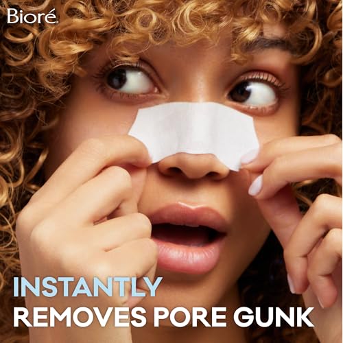 Bior? Original Blackhead Remover Strips, Deep Cleansing Nose Strips With Instant Pore Unclogging, Features C-Bond Technology, Oil-Free, Non-Comedogenic Use, 14 Count, Pack of 4