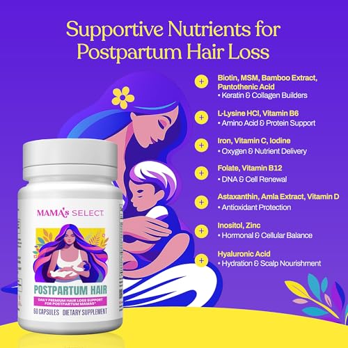 Postpartum Hair Loss Vitamins for Regrowth & Thickness – Nursing Safe