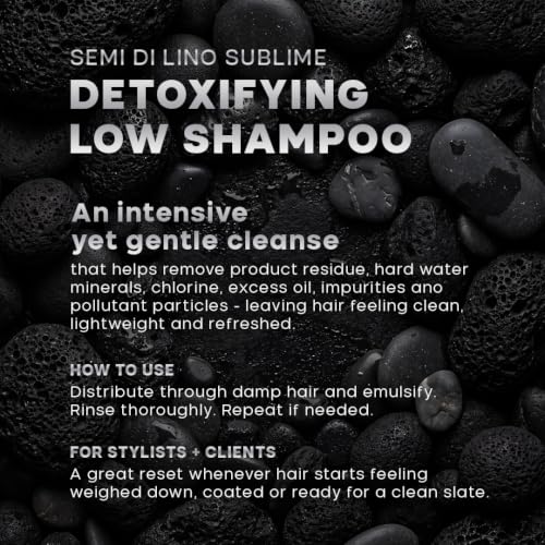 Alfaparf Milano Semi di Lino Detox Clarifying Sulfate-Free Shampoo 8.45 Fl Oz