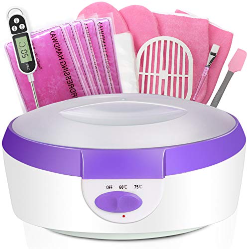 Ejiubas Purple Paraffin Wax Machine for Hands & Feet, Fast Heating, Large Capacity