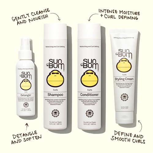 Detangler for Curly & Wavy Hair - Vegan & Cruelty-Free 8 Fl Oz 2 Pack
