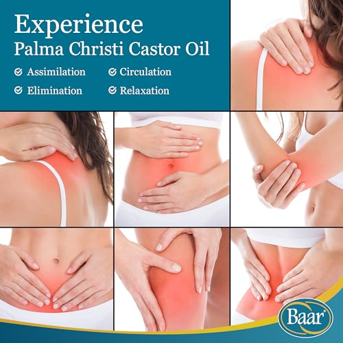 Baar 32 oz Cold-Pressed Hexane-Free Castor Oil for Skin, Hair, Massage — Pack of 1