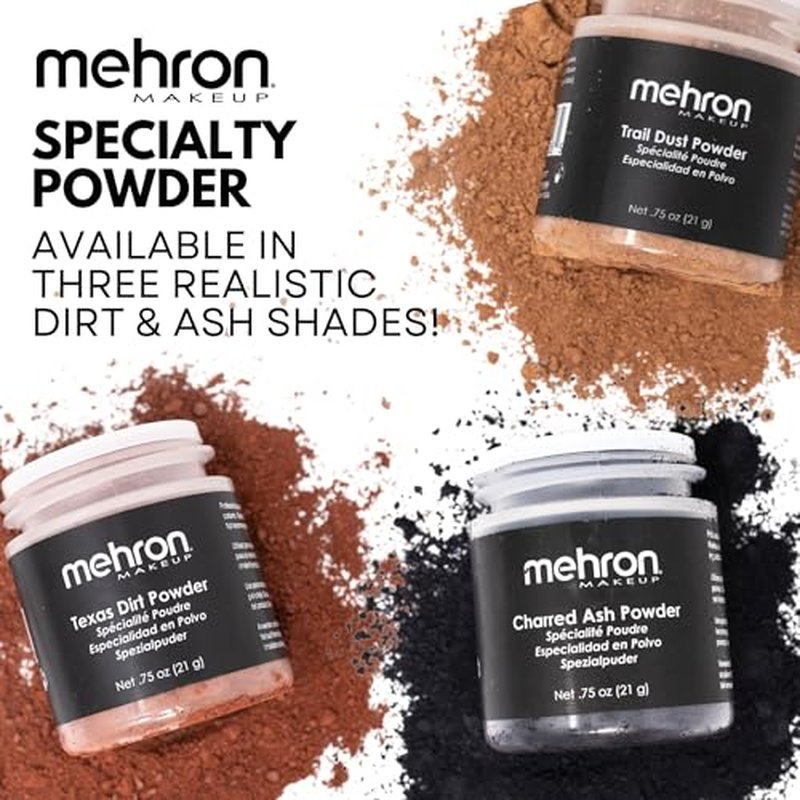 Mehron Makeup Special Effects Powder (2.8 oz) (Charred Ash)