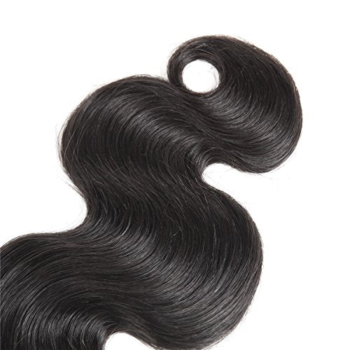 8A Brazilian Virgin Body Wave Human Hair Bundles - 10 Inch, Unprocessed, Silky & Full