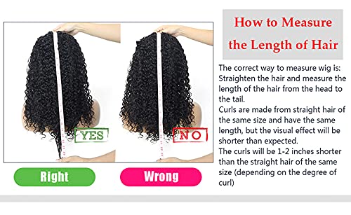 Deep Wave Human Hair Headband Wig 20 Inch Natural Black - Unprocessed Brazilian Virgin Hair