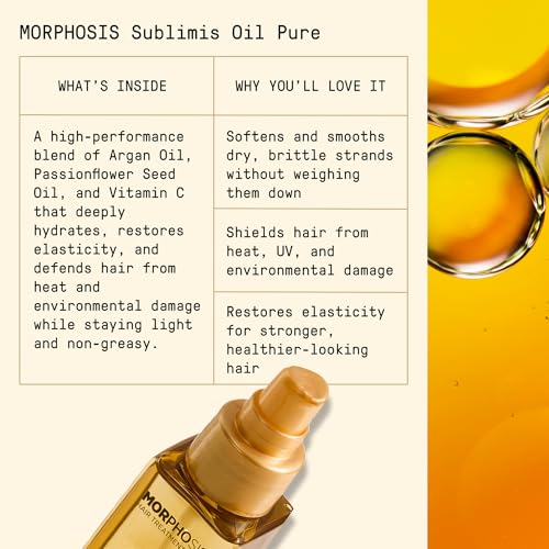 Framesi Morphosis Sublimis Pure Hair Oil - Nourishing & Revitalizing 3.4 fl oz