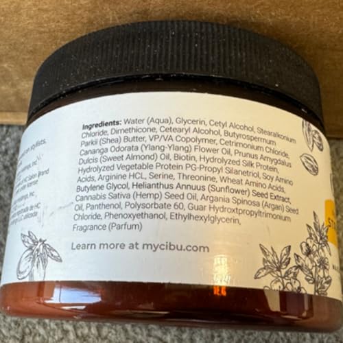 Hydrating Hair Mask for Damaged Hair with Keratin & Almond Oil - 12oz