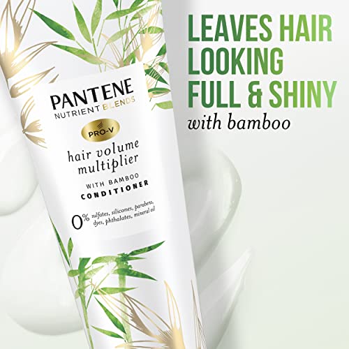 Pantene Sulfate-Free Volumizing Conditioner, Bamboo & Vitamin B5, 8 oz - Pack of 1