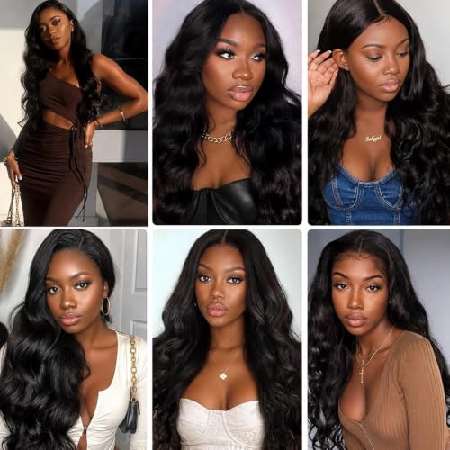 3 Bundles Human Hair Body Wave 8-12 Inch Natural Black Virgin Hair - Unprocessed & Reusable