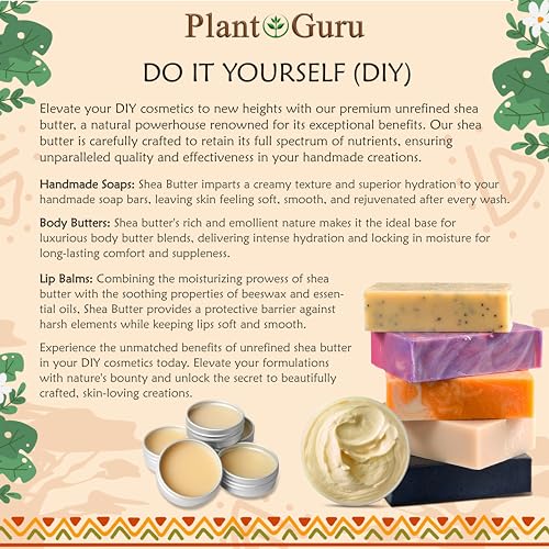 Raw African Shea Butter 32oz - Natural Moisturizer for Skin & Hair