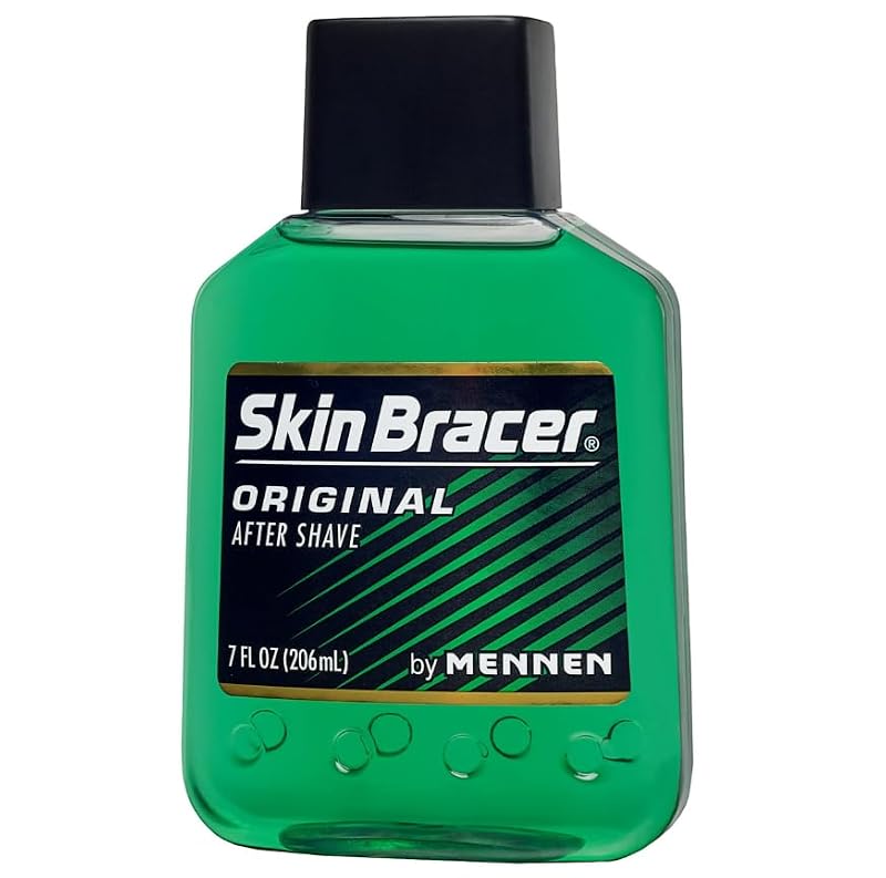 Skin Bracer Original After Shave Lotion - Cooling, Masculine Scent, 7oz x 5 Bottles