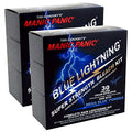 MANIC PANIC Blue Lightning Hair Bleach Kit - Mega Blue Bleach Powder + 30 Volume Developer - Neutralizes Warm Yellow Tones - Hair Lightener Lifts Up to 5 Levels - Vegan & Cruelty-Free (2 ct)
