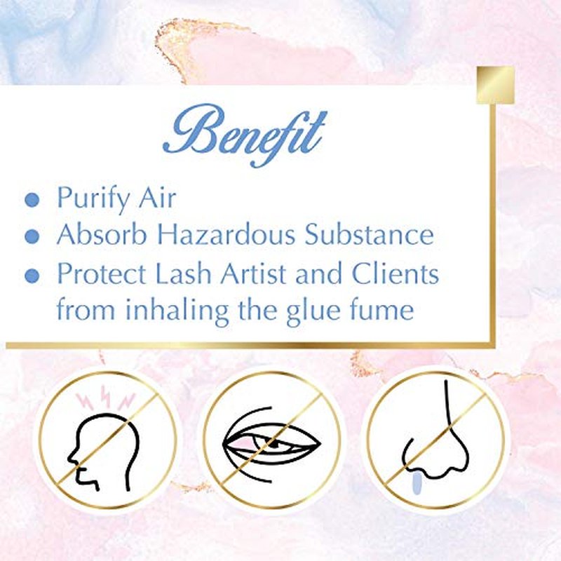 Lyon Lash Anti Allergy Gel Air Refresher | Absorb Fume & Odor from Lash Adhesive | Less Stinging and Headache After Use | Suitable For Classic & Volume Lashing | Eyelash Extension Supplies & Tools