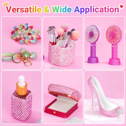 102,000 Pcs Rhinestone Bedazzling Kit with Glue - DIY Craft Jewelry & Decor