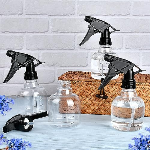 8oz Refillable Spray Bottles with Adjustable Nozzle - Pack of 24