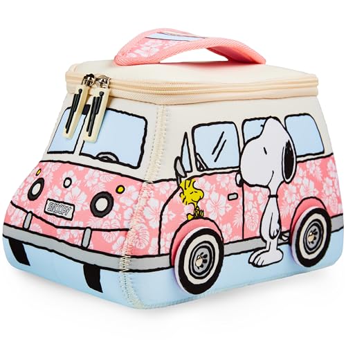 Pink Snoopy Travel Toiletry Makeup Bag for Girls & Teens – Peanuts Character Design