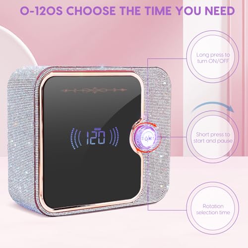 ANBEISTEE Diamond Rechargeable UV Nail Lamp for Gel Nails - Wireless, Long Battery Life