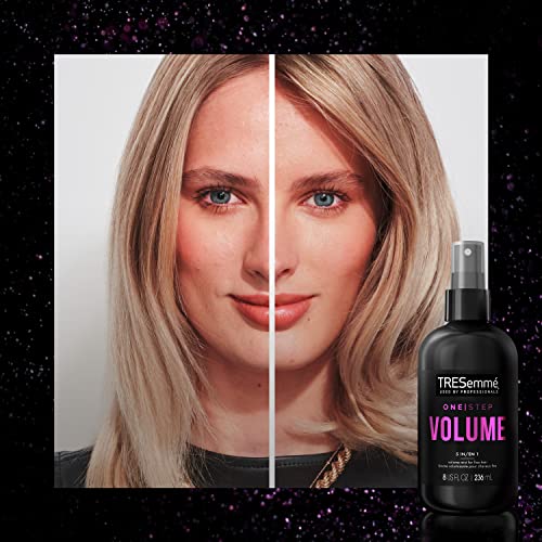 TRESemm? One Step 5-in-1 Volumizing Hair Styling Mist For Fine Hair One Step Volume Hair Care Product for Soft, Weightless Volume 8 oz