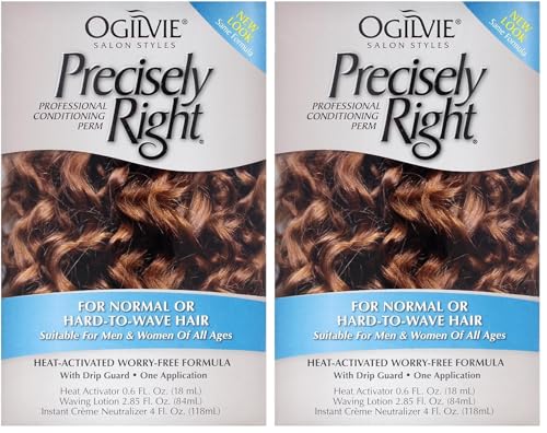 Ogilvie Perm Kit for Normal Hair - Pack of 2 | Salon-Quality Home Perm