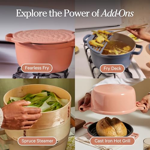Our Place Perfect Pot 6.5 Qt Nonstick Ceramic Dutch Oven with Lid - Steam Variation