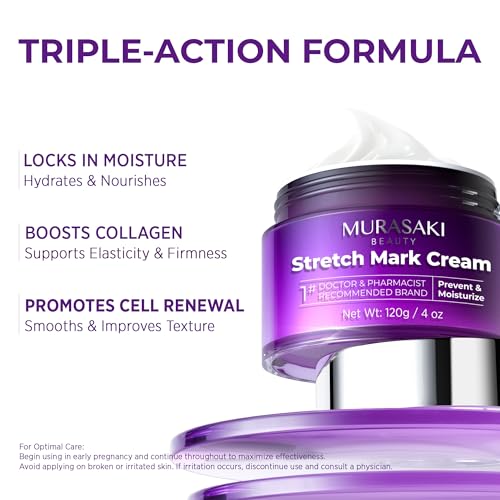 Stretch Mark Cream Prevention for Pregnancy - Maternity Cream 4 oz (120g)