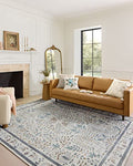 Loloi Rifle Paper Co Maison Wisteria Cream Area Rug 5' x 7'6" Rectangular