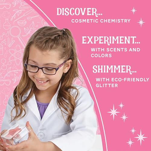 Kids DIY Bath Bombs Lip Balm Soap Kit with Biodegradable Glitter – Science Spa Lab