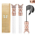 Mascara,New Lift Iron Wand Mascara,Small Soft Brush,For Tiny and Lower Eyelashes,Thick,Curling,Long-Lasting Mascaras,Waterproof,Non-smudged(2Pcs)