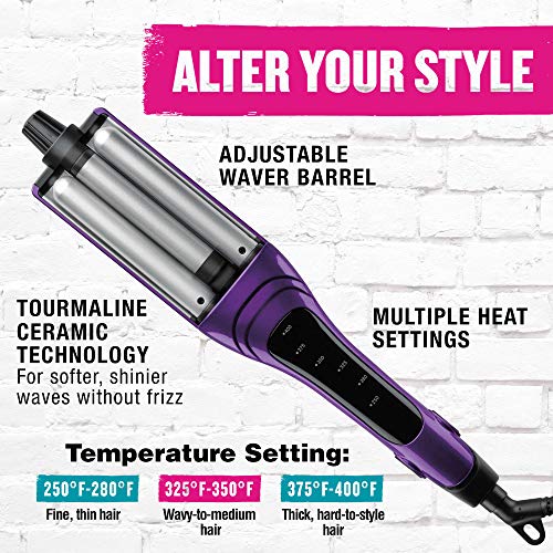 Hair Waver - Adjustable Tourmaline Ceramic Waver for Different Wave Styles