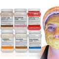 Assorted Jelly Mask Set - 6 Jars of Professional Face Masks for Spa & Salon