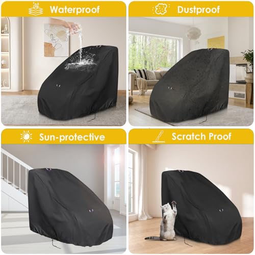 Massage Chair Cover Waterproof Fit 63x40x55 Inches - Dustproof Scratchproof