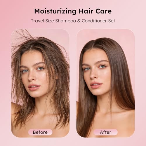 Travel Size Shampoo & Conditioner Set - 0.7 Fl Oz Pack of 60 - RSQAZQ