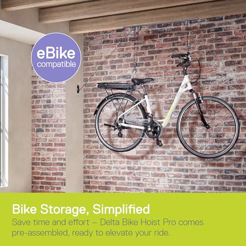 Delta Bike Hoist Pro 2-Pack: Heavy-Duty Ceiling Lifts for Bikes, Kayaks & Ladders