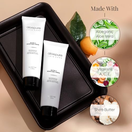 Face Moisturizer with Vitamin C & Aloe Vera - Hydrating Skin Care Cream