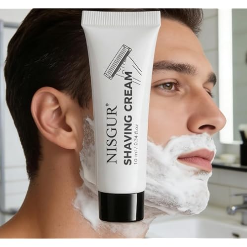 Travel Size Disposable Shaving Cream Bulk Pack of 144 Tubes 10ml/0.34fl.oz Each Individually Wrapped Hotel Toiletries and Amenities