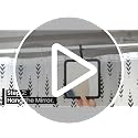 MirrorVana Real Glass Fogless Shower Mirror 8x7 in Black, Distortion-Free