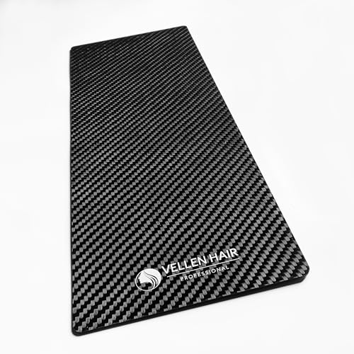 Carbon Fiber Balayage Board - Professional Hair Coloring Tool, 5.1 x 13.8 Inches, Black