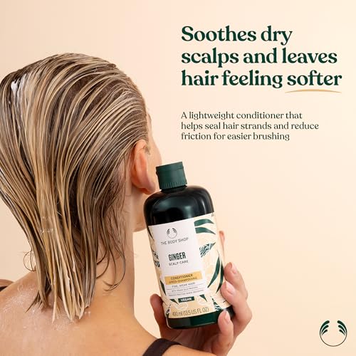 The Body Shop Ginger Scalp Care Conditioner ? For Dry Scalp & Weak Hair ? With Vegan Silk Protein ? 400ml
