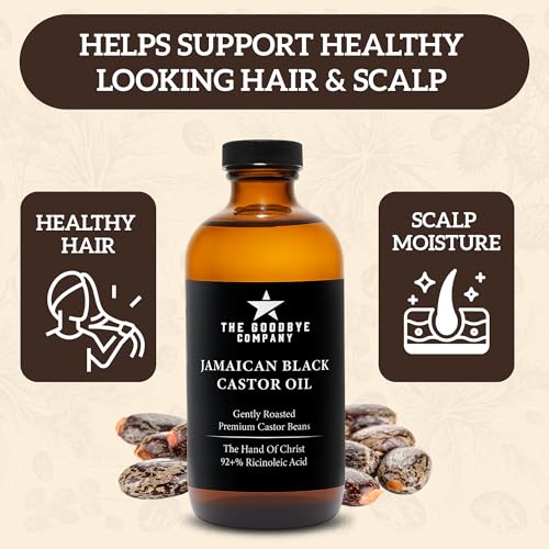 Jamaican Black Castor Oil - Organic Cold-Pressed Hair Growth Oil 16.9oz (Pack of 1)