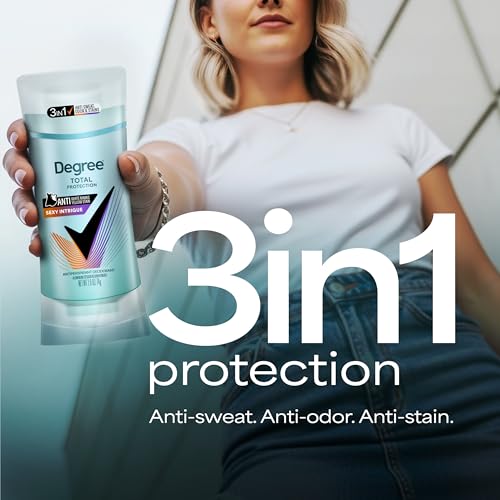 Degree 3-in-1 Antiperspirant Deodorant Pack - Sexy Intrigue, 2.6 oz x 4