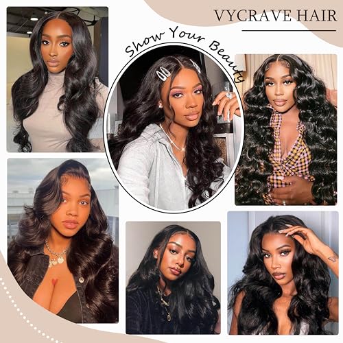 14 Inch 2x6 HD Lace Closure Body Wave Human Hair Virgin Remy Natural Black