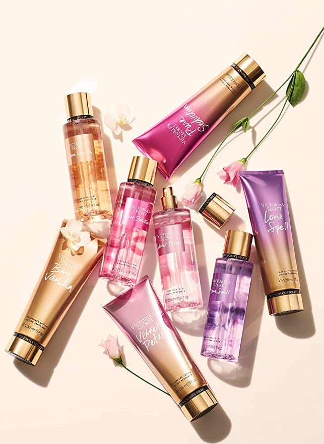 Victoria's Secret Love Spell Body Mist 3-Pack - Fruity Floral Fragrance