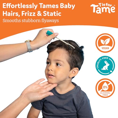 T is for Tame Kids Hair Taming Gel & Wand Bundle 1 Fl Oz Pack of 2