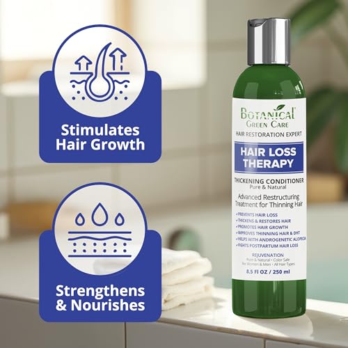 Botanical Green Care Thickening & Volumizing Conditioner for Hair Growth and Strength, Color Safe