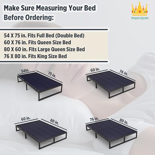 60”x76” Queen Bunkie Board, Lightweight Low-Profile Bed Support – Imperijade