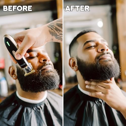 Supreme Trimmer 2-in-1 Crunch Lite Foil Shaver & T-Shaper Trimmer | ST5210 Beard Trimmer & STF600 Electric Razor | Travel Hair Trimmer Set | Black & Gold