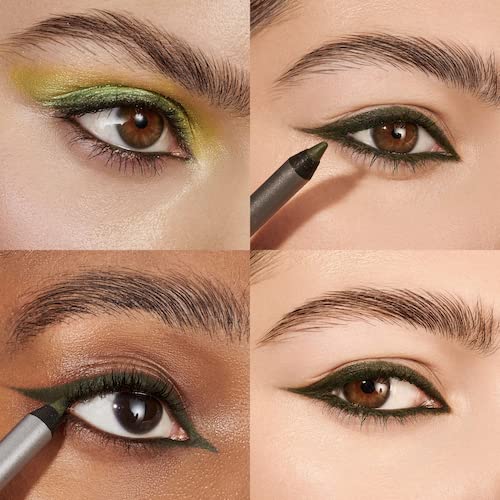Wonderskin Dream Brow Eye Brow Gel Serum (Blonde) and 1440 Longwear Pencil Eyeliner, Eye Makeup (Olive)