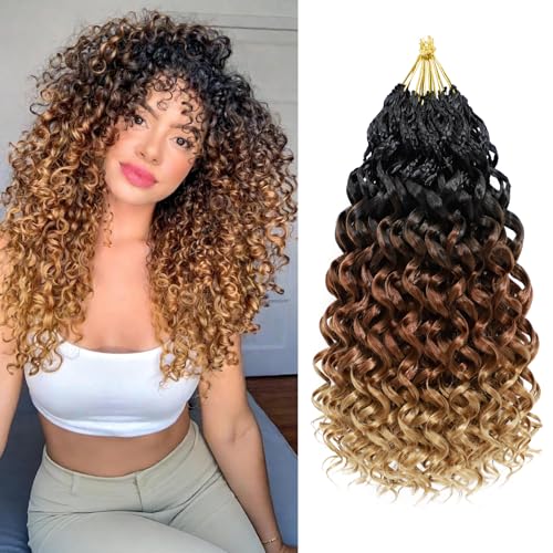 8 Packs Curly Crochet Hair GoGo Curl 18 Inch for Black Women - Variation 1B/30/27