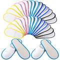Geyoga Disposable Slippers 27x10.5cm Yellow Blue Pink Gray Pack of 30