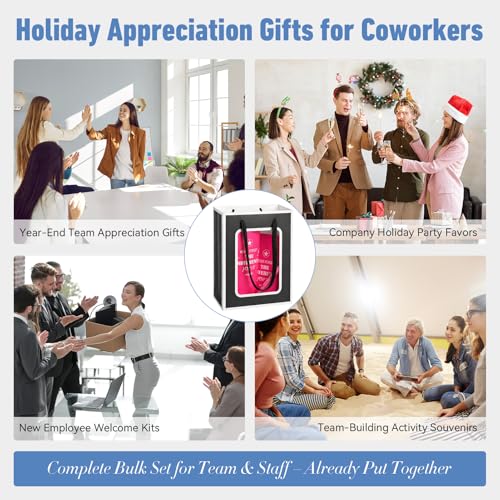 12-Piece Employee Appreciation Gift Set - 20oz Insulated Stainless Steel Tumblers with Lids & Straws